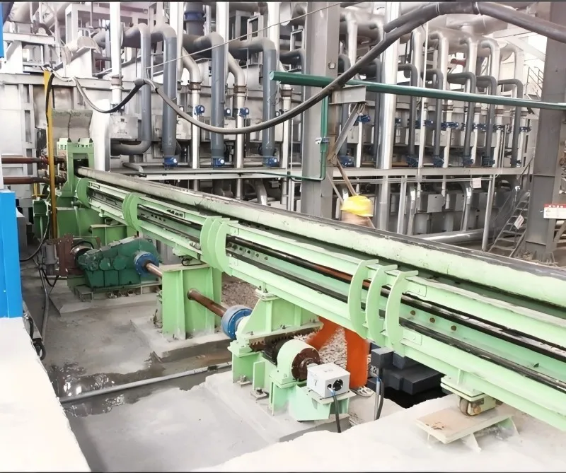 Установка для выдавливания слитков